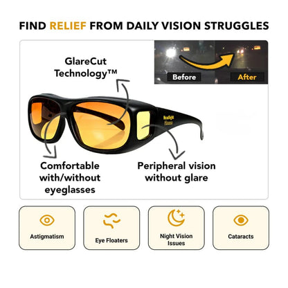 HeadlightGlare Glasses - night driving glasses